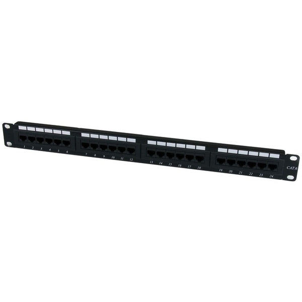 StarTech.com 24 Port 1U Rackmount Cat 6 110 Patch Panel - GreatEagleInc