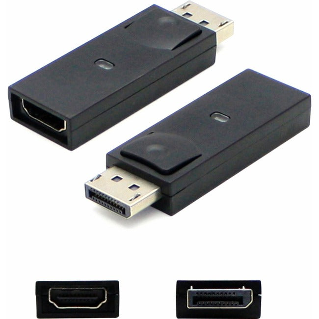 AddOn DisplayPort Male to HDMI Female Black Adapter (Requires DP++) - Computers & Electronics