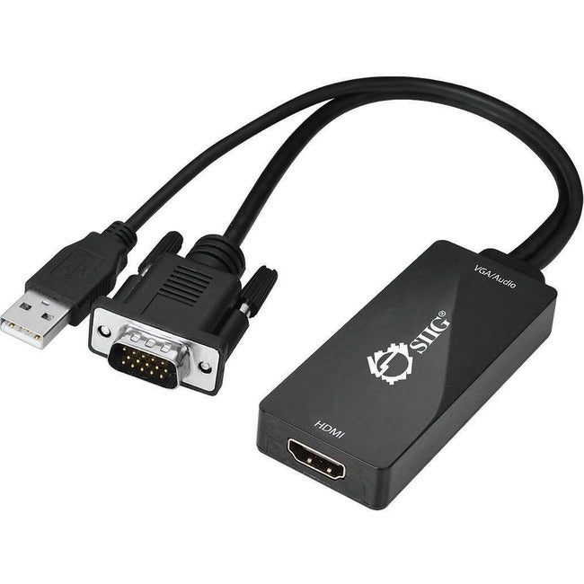 SIIG Portable VGA & USB Audio to HDMI Converter - GreatEagleInc