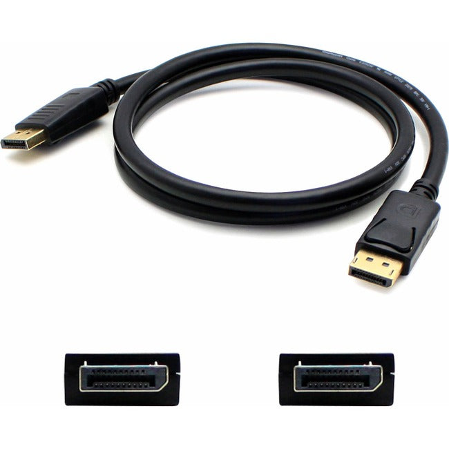 AddOn 5-Pack of 3ft DisplayPort Male to Male Black Cables