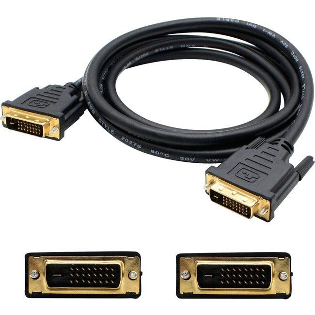 AddOn 5-Pack of 10ft DVI-D Male to Male Black Cables - Computers & Electronics