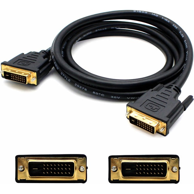 AddOn 6ft DVI-D Male to Male Black Cable - Computers & Electronics