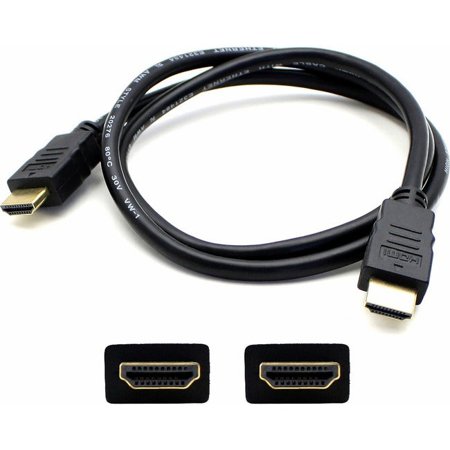 AddOn 5-Pack of 10ft HDMI Male to Male Black Cables