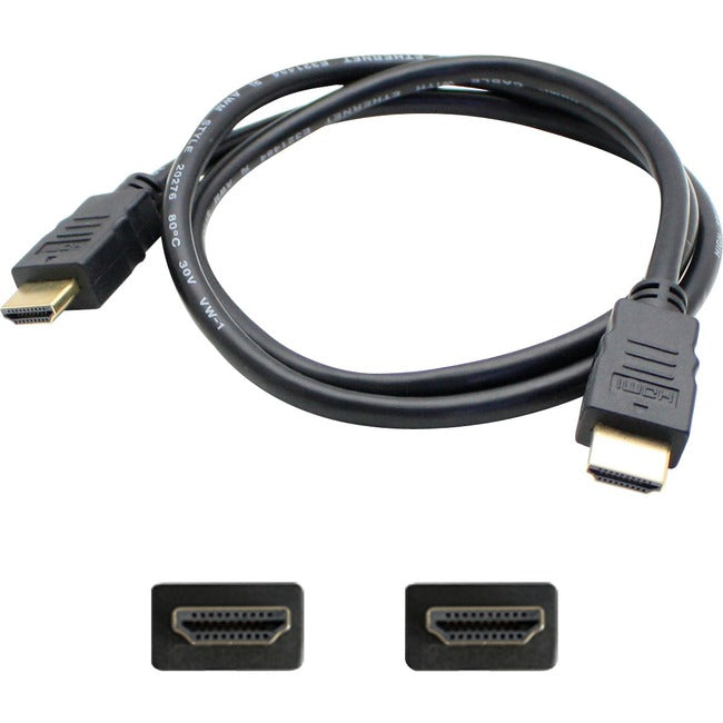 AddOn 5-Pack of 15ft HDMI Male to Male Black Cables