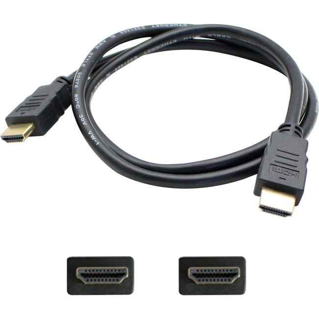 AddOn 5-Pack of 10ft HDMI Male to Male Black Cables