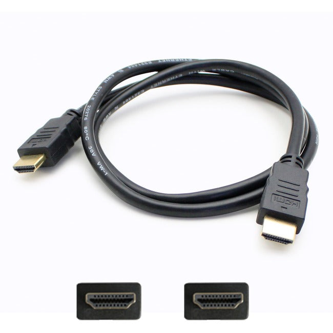 AddOn 5-Pack of 6ft HDMI Male to Male Black Cables