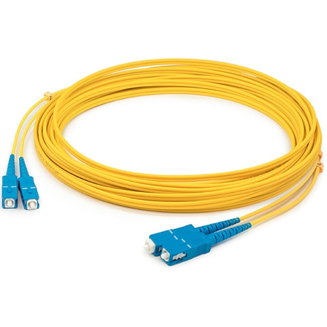 AddOn 1m SC (Male) to SC (Male) Yellow OS1 Duplex Fiber OFNR (Riser-Rated) Patch Cable Default Title
