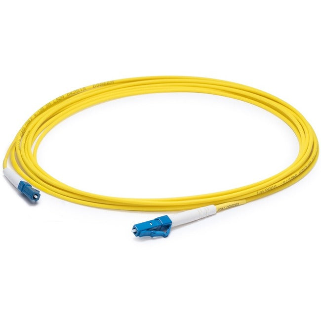AddOn 3m LC (Male) to LC (Male) Yellow OS1 Simplex Fiber OFNR (Riser-Rated) Patch Cable - GreatEagleInc