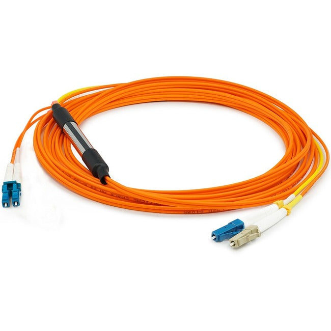 AddOn 1m LC (Male) to LC (Male) Orange OM1 & OS1 Duplex Fiber Mode Conditioning Cable - Computers & Electronics