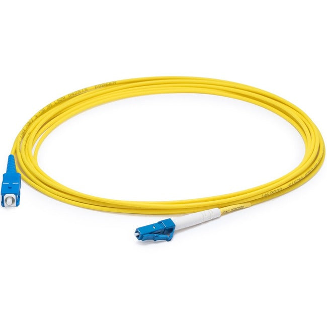AddOn 10m LC (Male) to SC (Male) Yellow OS1 Simplex Fiber OFNR (Riser-Rated) Patch Cable Default Title
