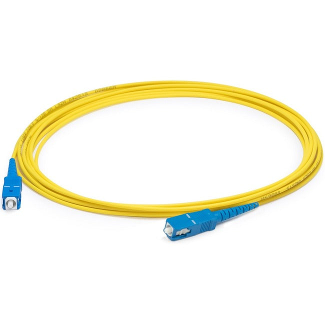 AddOn 2m SC (Male) to SC (Male) Yellow OS1 Simplex Fiber OFNR (Riser-Rated) Patch Cable - Computers & Electronics