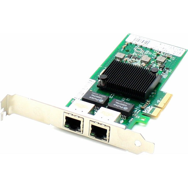 AddOn HP 458492-B21 Comparable 10/100/1000Mbs Dual Open RJ-45 Port 100m PCIe x4 Network Interface Card - Computers &…