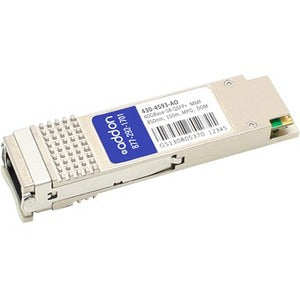 AddOn Dell 430-4593 Compatible TAA Compliant 40GBase-SR4 QSFP+ Transceiver (MMF, 850nm, 150m, MPO, DOM) - Computers &…