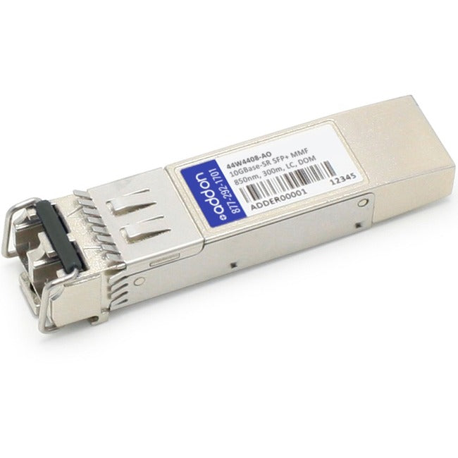 AddOn Brocade 44W4408 Compatible TAA Compliant 10GBase-SR SFP+ Transceiver (MMF, 850nm, 300m, LC, DOM) - GreatEagleInc