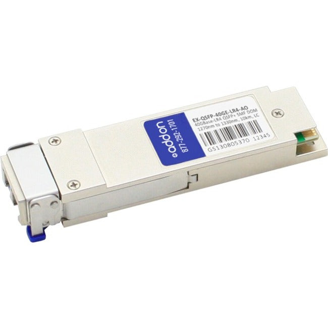 AddOn Juniper Networks EX-QSFP-40GE-LR4 Compatible TAA Compliant 40GBase-LR4 QSFP+ Transceiver (SMF, 1270nm to 1330nm, 10km, LC, DOM) Default Title