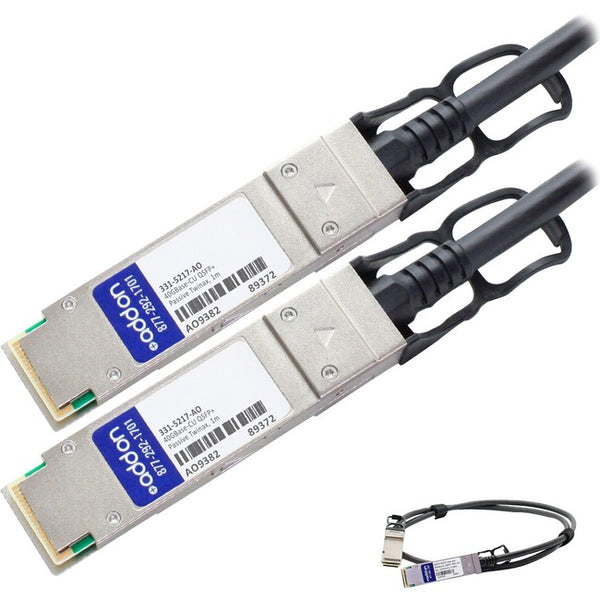 AddOn Dell 331-5217 Compatible TAA Compliant 40GBase-CU QSFP+ to QSFP+ Direct Attach Cable (Passive Twinax, 1m) Default Title