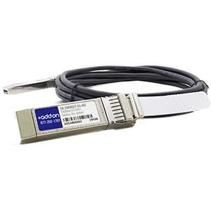 AddOn Brocade 58-1000027-01 Compatible TAA Compliant 10GBase-CU SFP+ to SFP+ Direct Attach Cable (Active Twinax, 3m) Default Title