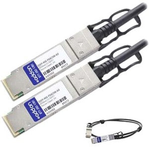 AddOn MSA and TAA Compliant 40GBase-CU QSFP+ to QSFP+ Direct Attach Cable (Passive Twinax, 2m)