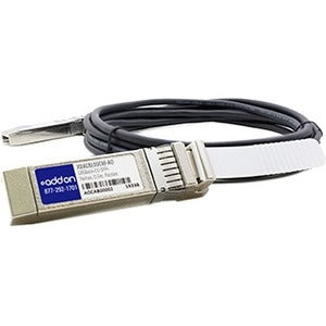 AddOn Intel XDACBL50CM Compatible TAA Compliant 10GBase-CU SFP+ to SFP+ Direct Attach Cable (Passive Twinax, 0.5m)