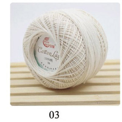 Crochet Knitting yarn Soft Comfortable Thin Yarn Lace Threads for Knitting 14 Colour Eco-friendly Dyed Sweater Scarf 3