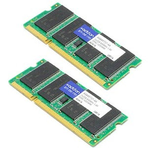 AddOn AA800D2S6/2G x2 Dell A4849737 Compatible 4GB (2x2GB) DDR2-800MHz Unbuffered Dual Rank 1.8V 200-pin CL5 SODIMM - GreatEagleInc