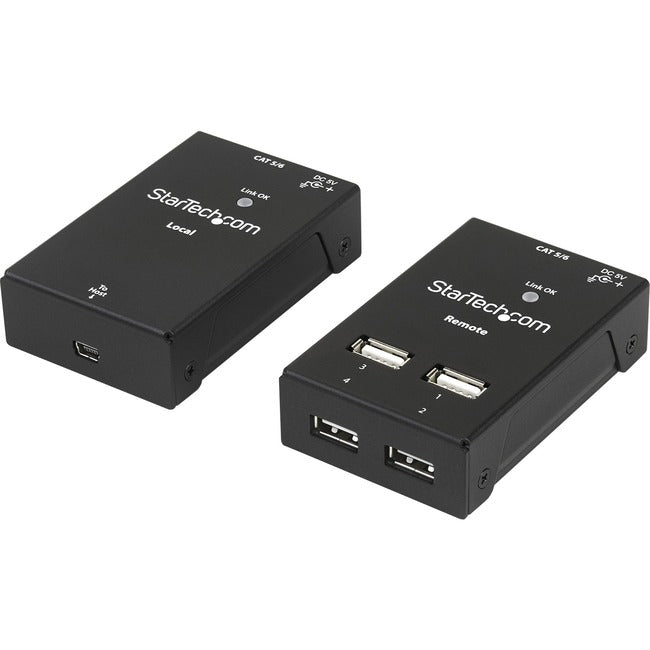 StarTech.com 4 Port USB 2.0-Over-Cat5-or-Cat6 Extender - up to 165ft (50m) Default Title
