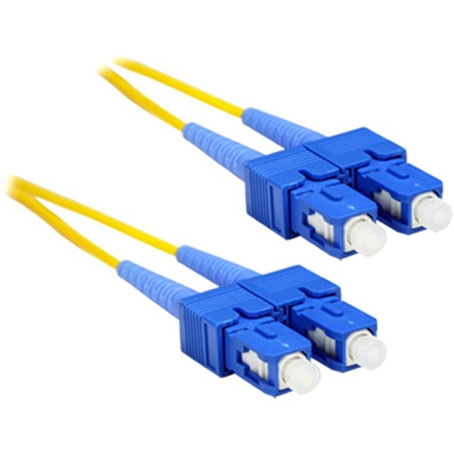 ENET 2M SC/SC Duplex Single-mode 9/125 OS1 or Better Yellow Fiber Patch Cable 2 meter SC-SC Individually Tested Default Title
