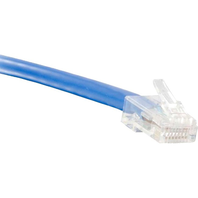 ENET Cat6 Blue 10 Foot Non-Booted (No Boot) (UTP) High-Quality Network Patch Cable RJ45 to RJ45 - 10Ft