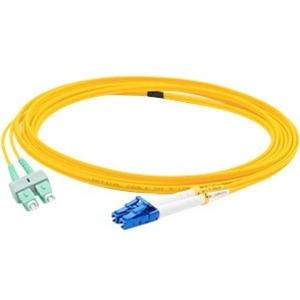 AddOn 3m ALC (Male) to ASC (Male) Yellow OS1 Duplex Fiber OFNR (Riser-Rated) Patch Cable - Computers & Electronics