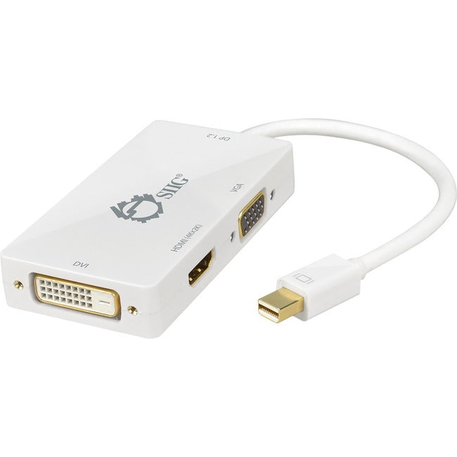 SIIG Mini DisplayPort 1.2 to 4K HDMI/DVI/VGA Conversion Adapter - GreatEagleInc