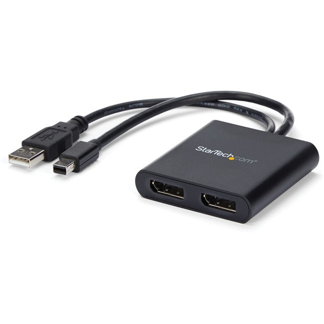 StarTech.com Mini DisplayPort to DisplayPort Multi Monitor Splitter - 2-Port MST Hub - mDP 1.2 to 2x DP MST Hub - Computers…