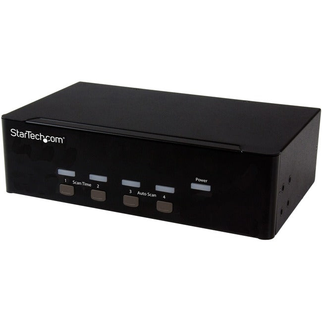 StarTech.com 4-port KVM Switch with Dual VGA and 2-port USB Hub - USB 2.0 - GreatEagleInc