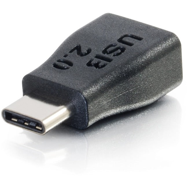 C2G USB 2.0 USB Type C to USB Micro B Adapter M/F - USB C to Phone Black Default Title