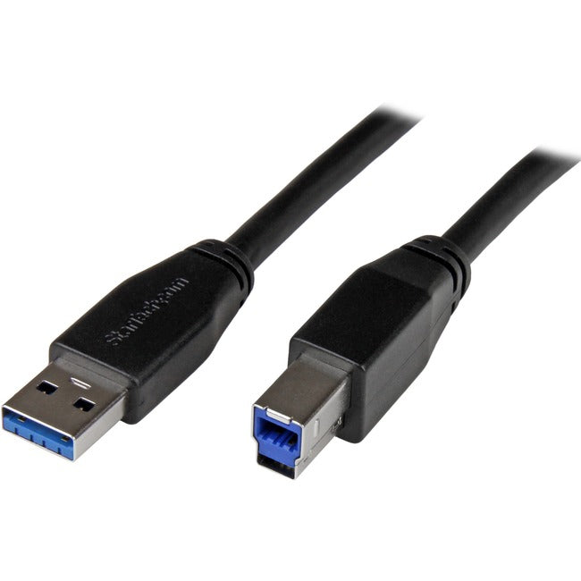 StarTech.com 5m 15 ft Active USB 3.0 USB-A to USB-B Cable - M/M - USB A to B Cable - USB 3.1 Gen 1 (5 Gbps) - Computers &…