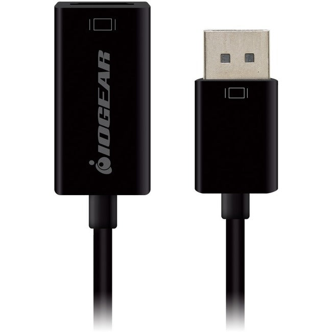 IOGEAR Active DisplayPort to HDMI Adapter with 4K Support - DisplayPort/HDMI for Audio/Video Device, Projector, HDTV, Monitor, Graphics Card, TV - 3.4" - 1 Pack - 1 x DisplayPort Male Digital Audio/Video - 1 x HDMI (Type A) Female Digital Audio/Video Default Title
