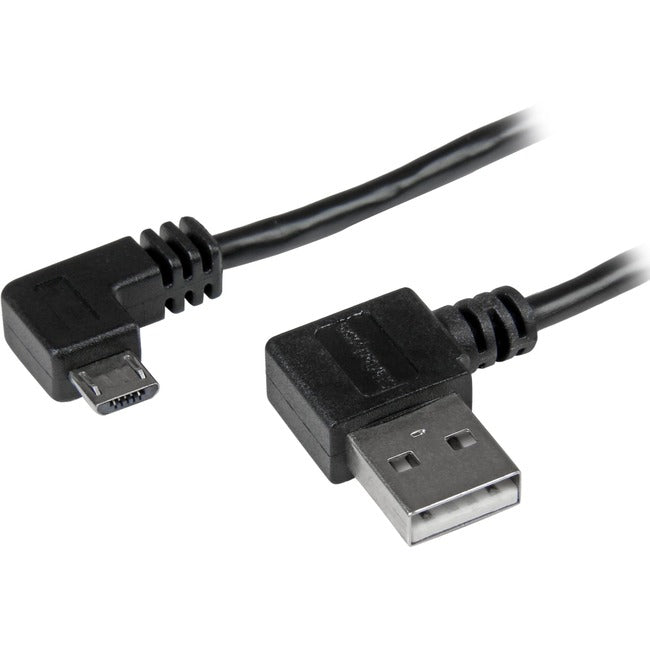 StarTech.com 2m 6 ft Micro-USB Cable with Right-Angled Connectors - M/M - USB A to Micro B Cable Default Title