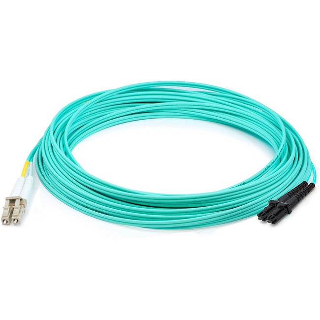 AddOn 5m LC (Male) to MT-RJ (Male) Aqua OM3 Duplex Fiber OFNR (Riser-Rated) Patch Cable Default Title