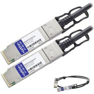 AddOn Mellanox MC2207128-003 Compatible TAA Compliant 56GBase-CU QSFP+ to QSFP+ Direct Attach Cable (Passive Twinax, 3m) -…