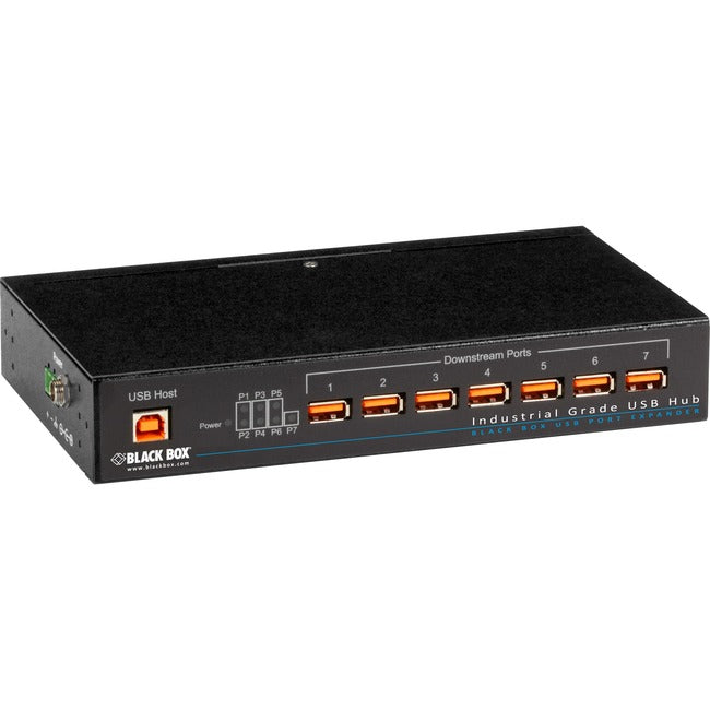 Black Box Industrial-Grade USB Hub, 7-Port