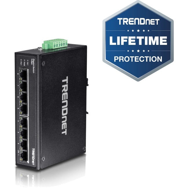 TRENDnet 8-Port Hardened Industrial Gigabit DIN-Rail Switch - Computers & Electronics