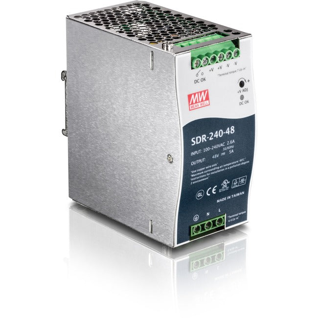 TRENDnet 240 W Single Output IndustrialDIN-Rail Power Supply