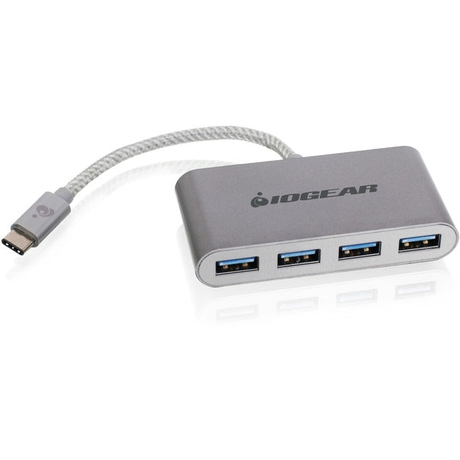 IOGEAR HUB-C - USB-C to 4-port USB-A Hub - GreatEagleInc