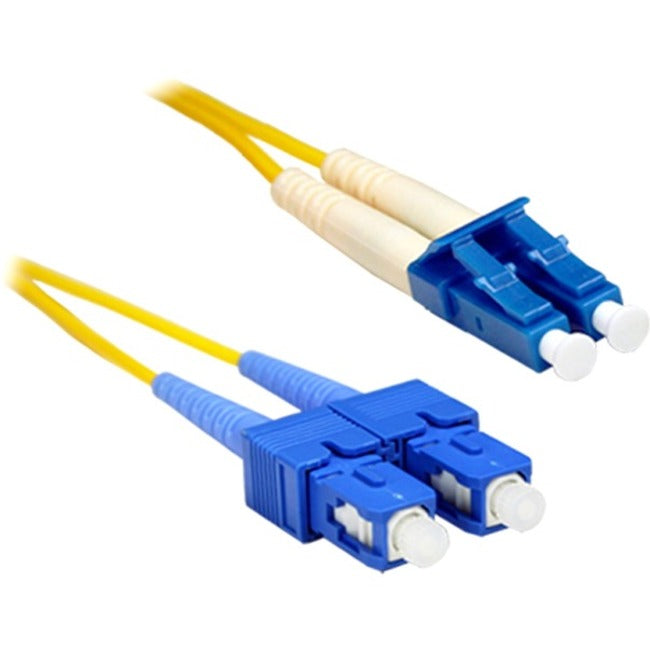 ENET 6M SC/LC Duplex Single-mode 9/125 OS1 or Better Yellow Fiber Patch Cable 6 meter SC-LC Individually Tested - GreatEagleInc