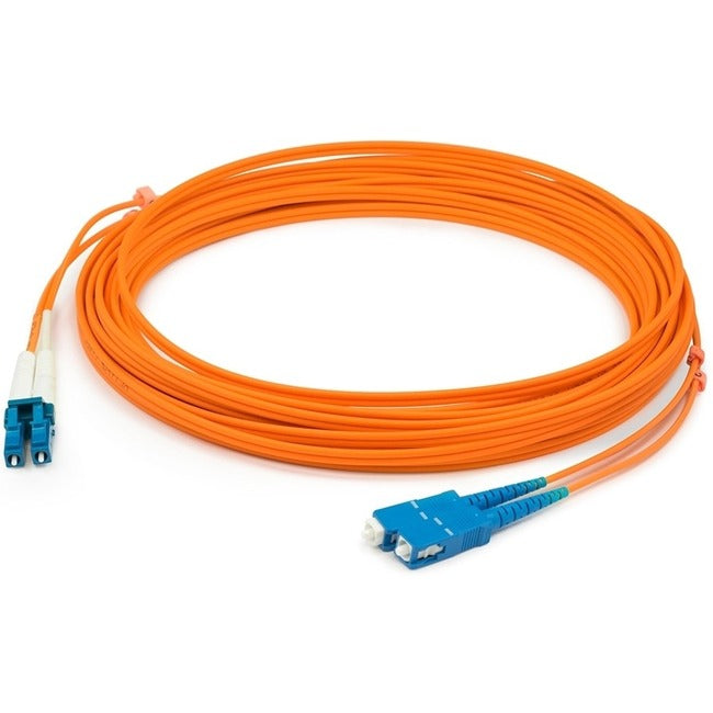 AddOn 3m LC (Male) to SC (Male) Orange OM2 Duplex Fiber OFNR (Riser-Rated) Patch Cable Default Title