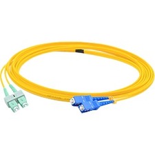 AddOn 3m ASC (Male) to SC (Male) Yellow OS1 Duplex Fiber OFNR (Riser-Rated) Patch Cable Default Title