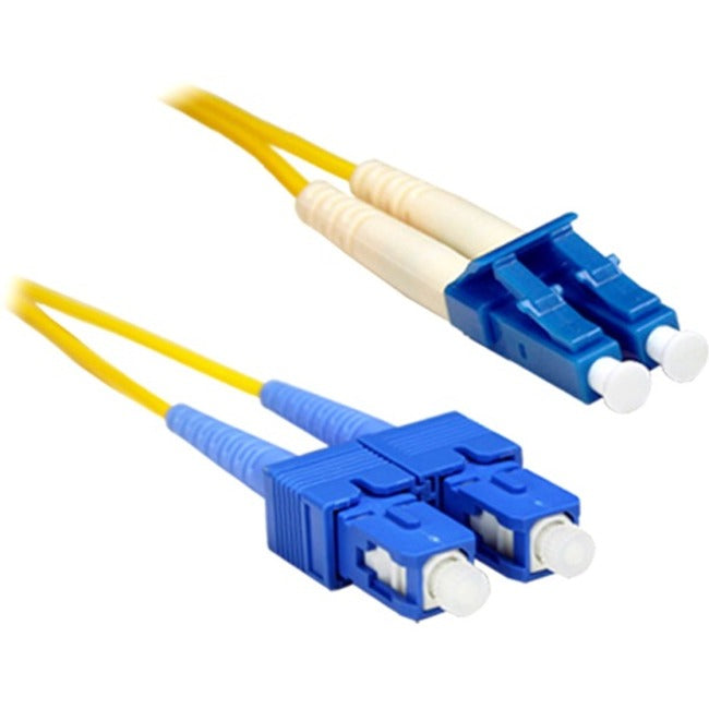 ENET 9M SC/LC Duplex Single-mode 9/125 OS1 or Better Yellow Fiber Patch Cable 9 meter SC-LC Individually Tested