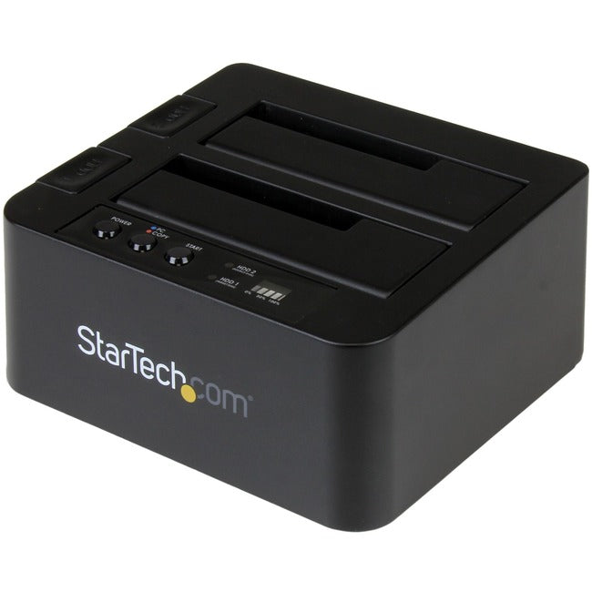 StarTech.com USB 3.1 (10Gbps) Standalone Duplicator Dock for 2.5" & 3.5" SATA SSD / HDD Drives - with Fast-Speed…