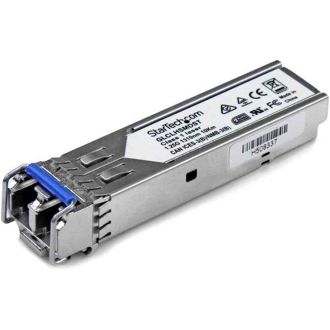 StarTech.com Cisco GLC-LH-SMD Compatible SFP Module - 1000BASE-LX/LH Fiber Optical SFP Transceiver - Lifetime Warranty - 1 Gbps - Maximum Transfer Distance: 10 km (6.2 mi)
