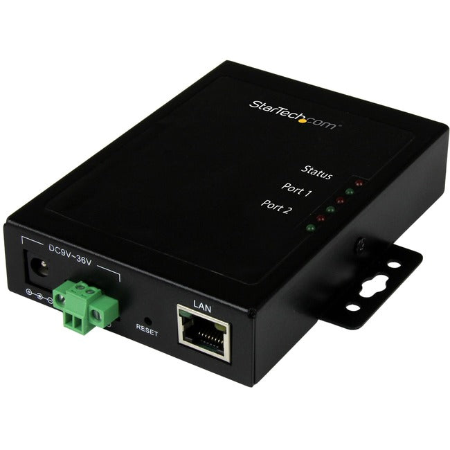 StarTech.com 2 Port Serial-to-IP Ethernet Device Server - RS232 - Metal and Mountable - Serial Device Server Default Title