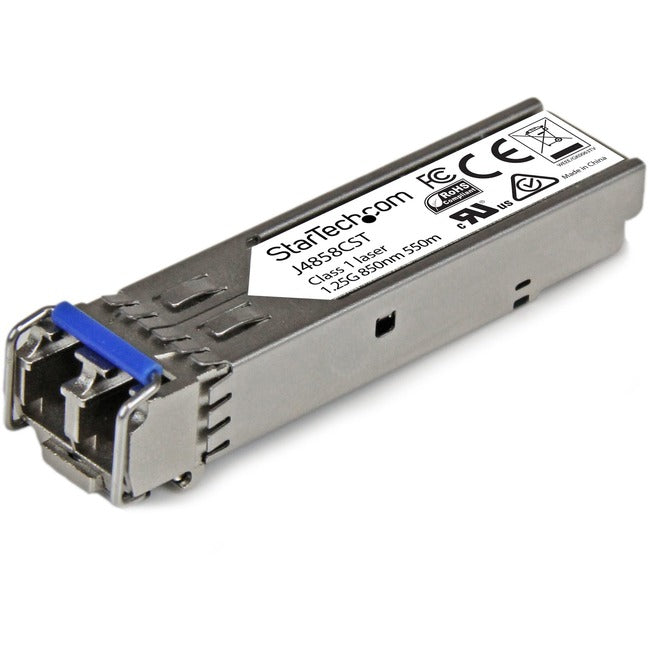 StarTech.com HP J4858C Compatible SFP Module - 1000BASE-SX Fiber Optical SFP Transceiver - Lifetime Warranty - 1 Gbps - Maximum Transfer Distance: 550 m (1804 ft) - GreatEagleInc